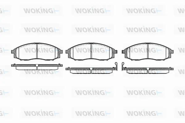 Brake Pad Set, disc brake (P6483.02)