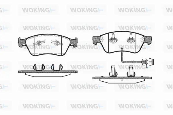 Brake Pad Set, disc brake (P11563.12)