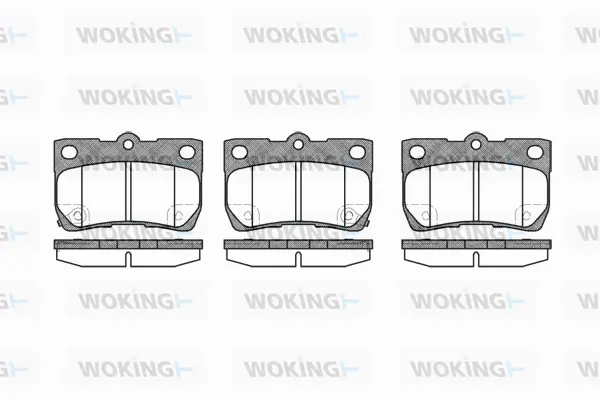 Brake Pad Set, disc brake (P10813.02)