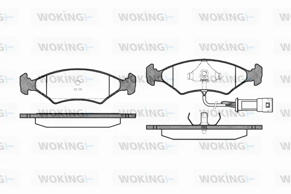 Brake Pad Set, disc brake (P0193.32)