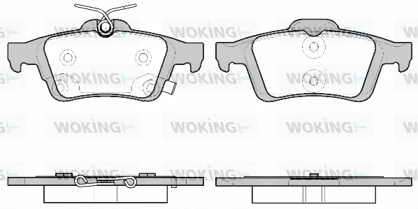 Brake Pad Set, disc brake (P9423.11)