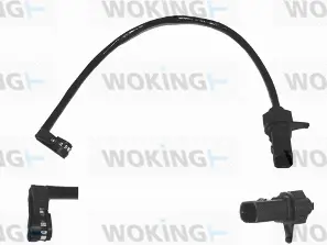 Warning Contact, brake pad wear (001077)
