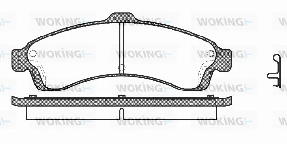 Brake Pad Set, disc brake (P9373.02)