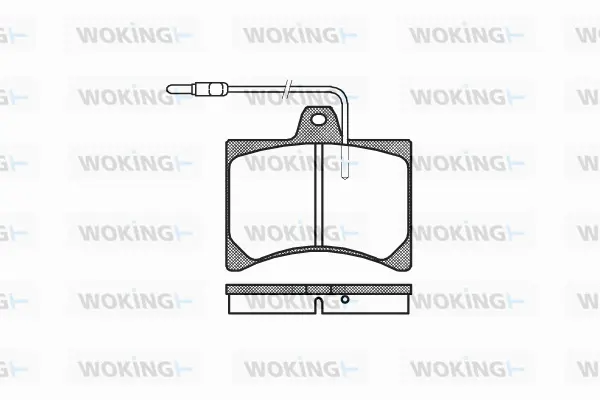 Brake Pad Set, disc brake (P1353.04)