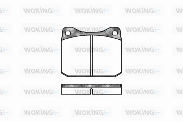 Brake Pad Set, disc brake (P1103.00)