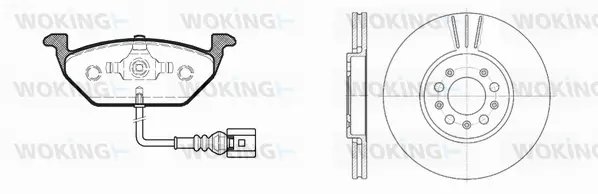 Brake Kit, disc brake (87333.08)