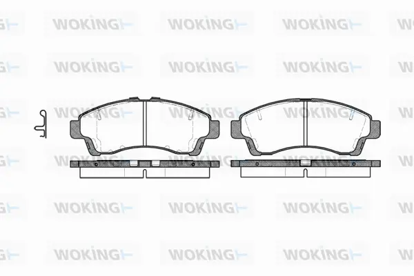 Brake Pad Set, disc brake (P7393.02)