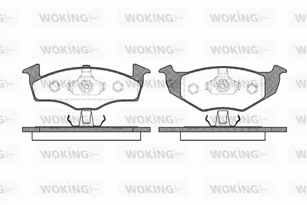 Brake Pad Set, disc brake (P7093.20)
