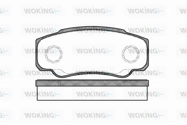 Brake Pad Set, disc brake (P8613.00)
