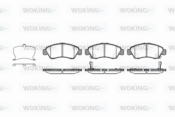 Brake Pad Set, disc brake (P5193.22)