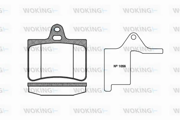 Brake Pad Set, disc brake (P9303.00)