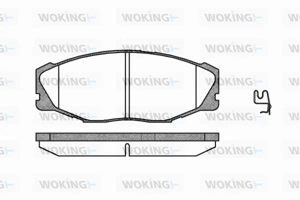 Brake Pad Set, disc brake (P5433.04)