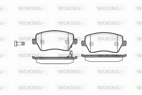 Brake Pad Set, disc brake (P8873.11)