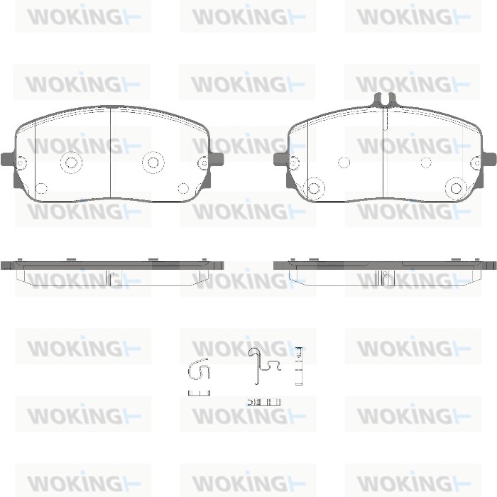 Brake Pad Set, disc brake (P19263.05)