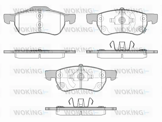 Brake Pad Set, disc brake (P17933.12)