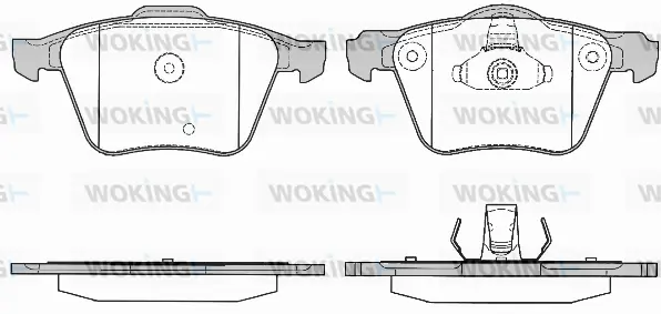 Brake Pad Set, disc brake (P11433.10)