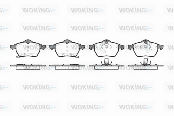 Brake Pad Set, disc brake (P2903.32)