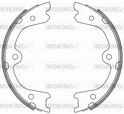 Brake Shoe, parking brake (Z4264.00)
