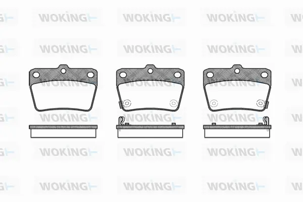 Brake Pad Set, disc brake (P9393.02)