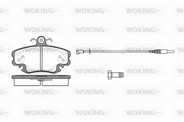 Brake Pad Set, disc brake (P0413.30)