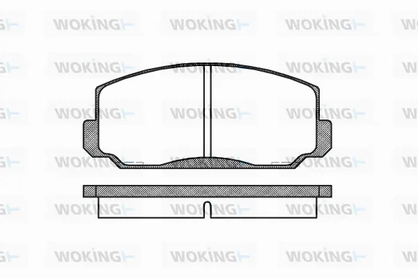 Brake Pad Set, disc brake (P1983.00)