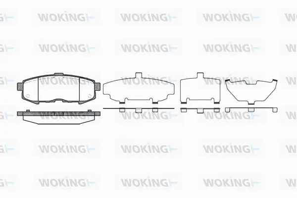 Brake Pad Set, disc brake (P10603.00)