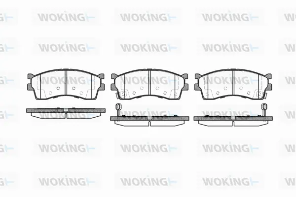 Brake Pad Set, disc brake (P5153.42)