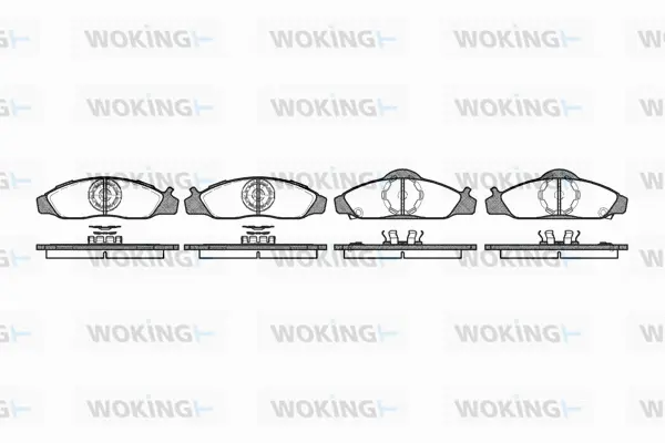 Brake Pad Set, disc brake (P7243.12)