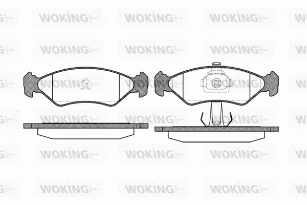 Brake Pad Set, disc brake (P3853.20)