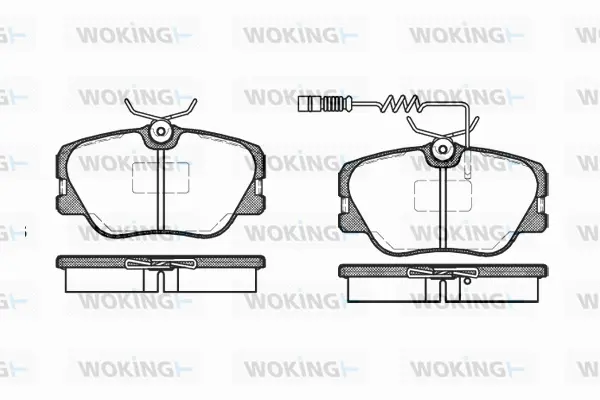 Brake Pad Set, disc brake (P0893.02)