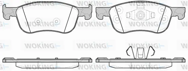 Brake Pad Set, disc brake (P16763.00)