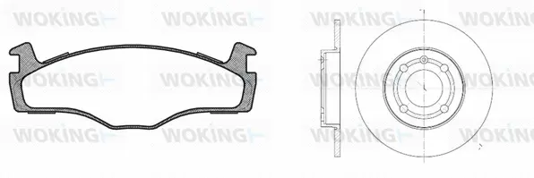 Brake Kit, disc brake (80713.04)