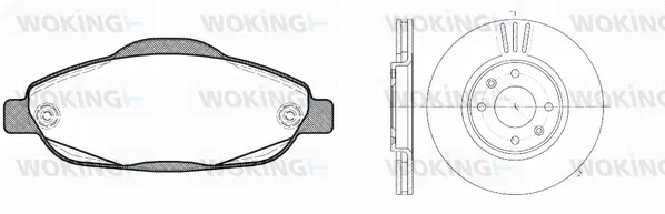 Brake Kit, disc brake (812233.00)