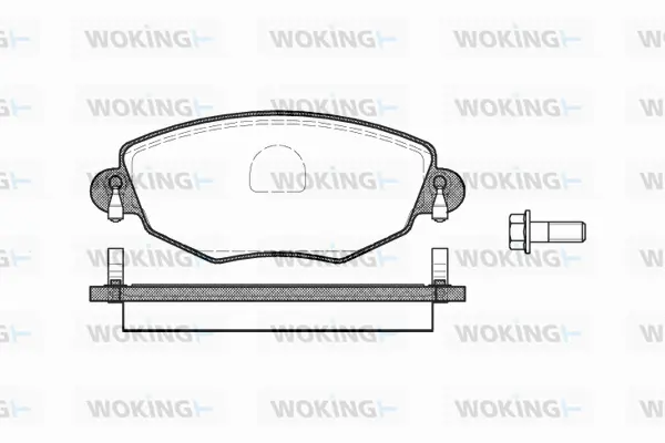 Brake Pad Set, disc brake (P6763.00)
