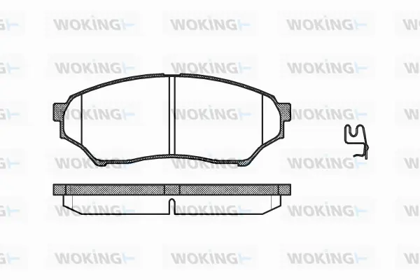 Brake Pad Set, disc brake (P9453.01)