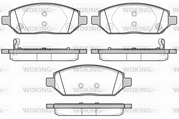 Brake Pad Set, disc brake (P17743.02)