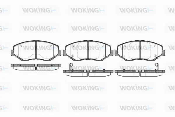 Brake Pad Set, disc brake (P9993.00)