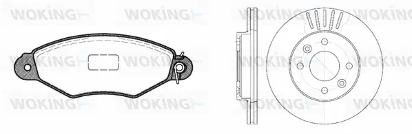 Brake Kit, disc brake (87433.01)