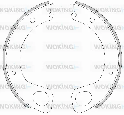 Brake Shoe, parking brake (Z4468.00)
