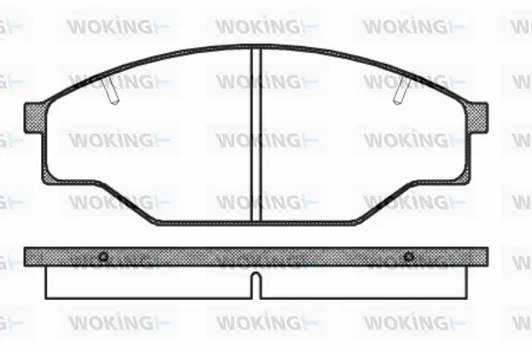 Brake Pad Set, disc brake (P0973.10)