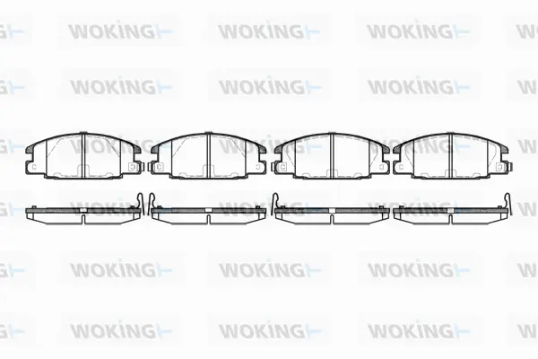 Brake Pad Set, disc brake (P3383.24)
