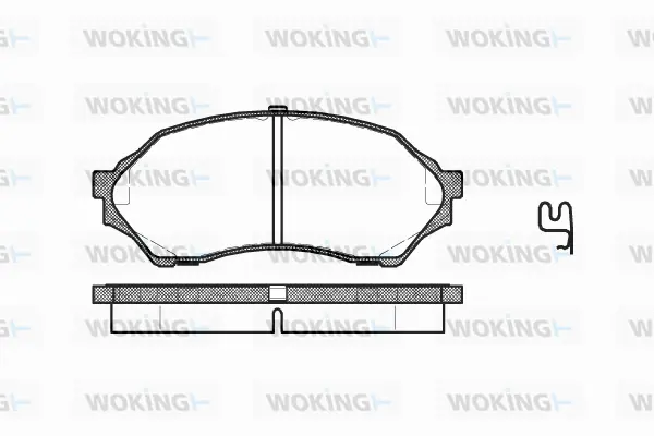 Brake Pad Set, disc brake (P7993.00)
