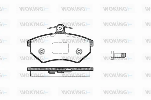 Brake Pad Set, disc brake (P0343.50)