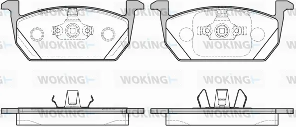 Brake Pad Set, disc brake (P16103.00)