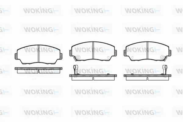 Brake Pad Set, disc brake (P3183.02)