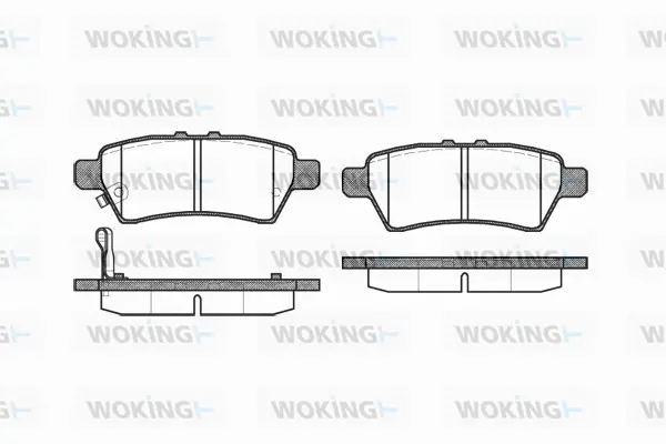 Brake Pad Set, disc brake (P10883.01)