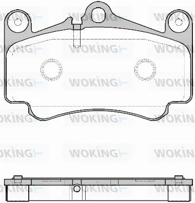 Brake Pad Set, disc brake (P8813.00)