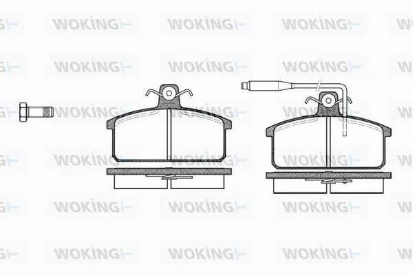 Brake Pad Set, disc brake (P0283.02)