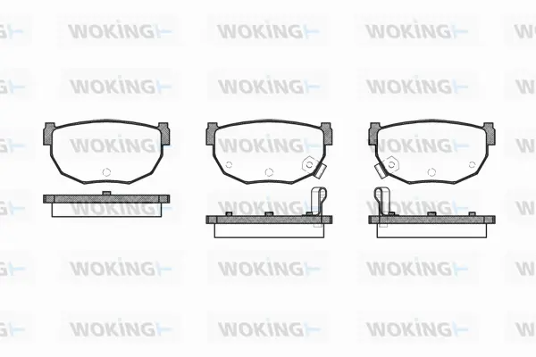 Brake Pad Set, disc brake (P0513.12)