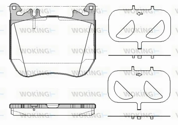 Brake Pad Set, disc brake (P18513.00)